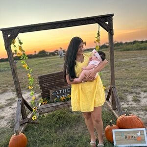 Yellow Lace Women's Top